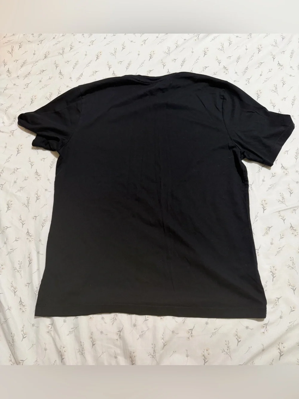 Banana Republic Black Short Sleeve Logo Tee